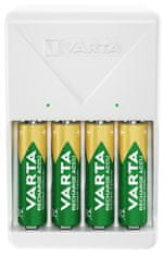 VARTA Nabíjačka PLUG CHARGER + 4 AA 2100 mAh, 57657101451