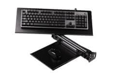 Next Level Racing F-GT ELITE Keyboard and Mouse Tray, Prídavný stojan pre klávesnicu/myš, sivý