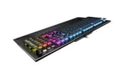 ROCCAT mechanická herná klávesnica Vulcan 121 AIMO, Red Titan Linear, RGB, US Layout, čierna