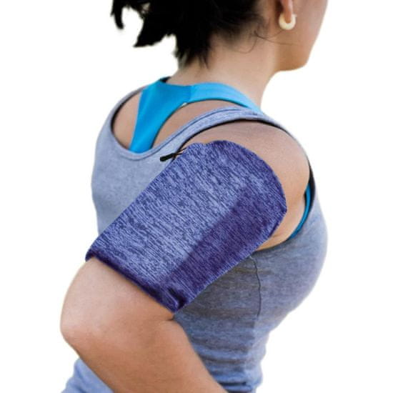 MG Elastic Armband bežecké puzdro L, tmavomodré