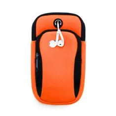 MG Running Armband bežecké puzdro, oranžové