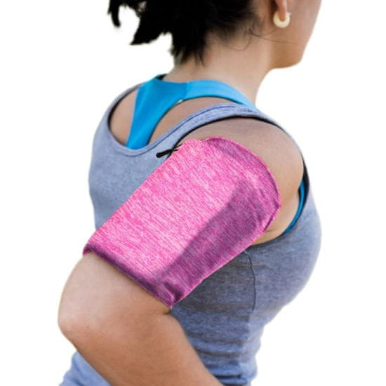 MG Elastic Armband bežecké puzdro XL, ružové