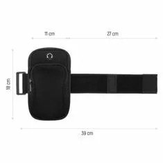 MG Running Armband bežecké puzdro, modré