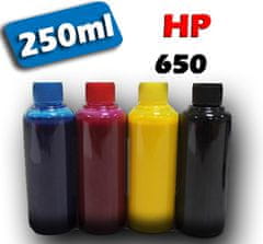 Atrament na plnenie kaziet HP no.650 MULTIPACK 250ml