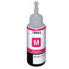 Atramentová náplň Epson T6643 (70ml) magenta - kompatibilná