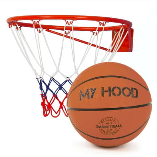 MY HOOD Set basketbalového koša a lopty 304001