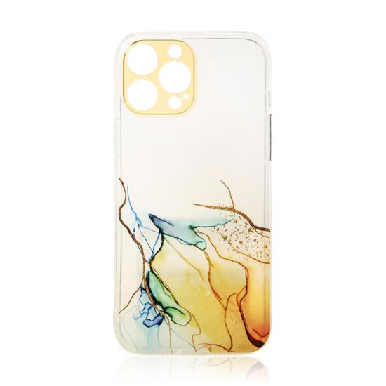 IZMAEL Marble silikónové puzdro pre Samsung Galaxy A53 5G - Oranžová KP22222