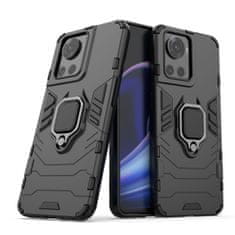 IZMAEL Odolné Puzdro Ring Armor Case pre OnePlus Ace - Čierna KP24799