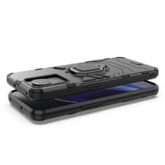 IZMAEL Odolné Puzdro Ring Armor Case pre OnePlus Ace - Čierna KP24799