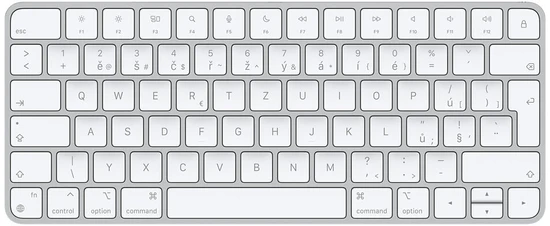 Apple Magic Keyboard (2021), CZ (MK2A3CZ/A), biela