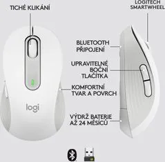 Logitech M650, offwhite (910-006255)