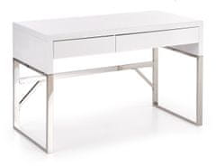 Halmar Počítačový stôl B-32, biela / chróm
