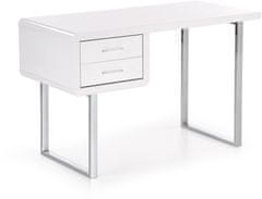 Halmar Počítačový stôl B-30, biela / chróm