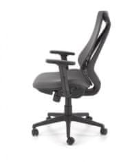 Halmar Kancelárska stolička Rubio, šedá / čierna
