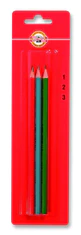 KOH-I-NOOR ceruzka grafitová šesťhranná č.1, 2, 3 set 3 ks