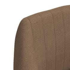 Vidaxl Barové stoličky 2 ks sivohnedé látkové