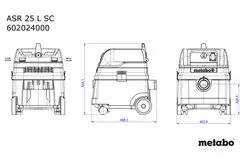 Metabo mnohoúčelový vysavač ASR 25 L SC 602024000