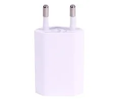 KOMA Napájací adaptér ultra slim / nabíjačka USB-A, 5W pre Apple iPhone (1A), biela