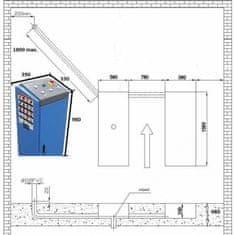 Golemtech Nožnicový zdvihák 3200 kg do podlahy - Golemtech