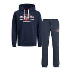 Jack&Jones Pánska tepláková súprava JJS TAMP 12222222 Navy Blaze r (Veľkosť L)