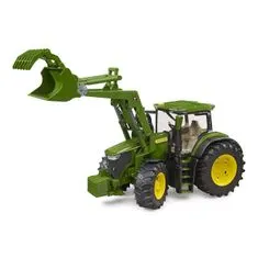 BRUDER Traktor John Deere 7R 350 s čelným nakladačom