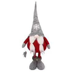 Chomik Gnome, vianočný trpaslík s nastaviteľnými nohami - XXL 64/90 cm