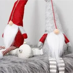 Chomik Santa Claus trpaslík sediaci plyšový 50 cm