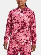 Under Armour Mikina Rival Terry Print Hoodie-PNK S