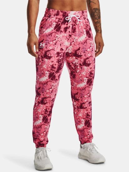 Under Armour Tepláky Rival Terry Print Jogger-PNK