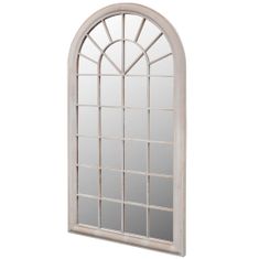 Vidaxl Rustikálne záhradné zrkadlo 60x116 cm, do interiéru a exteriéru