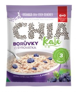 SEMIX Ovsená chia kaša s čučoriedkami a srvátkou 65g , Semix