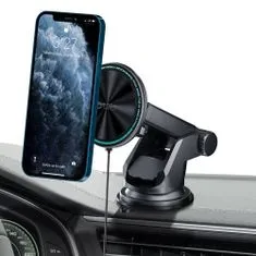 Tech-protect A2 Dashboard MagSafe magnetický držiak na mobil do auta 15W, čierny