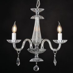 ACA ACA Lighting Crystal závesné svietidlo BLK80383PCC