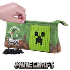 Pixie Crew MINECRAFT veľké púzdro zeleno-hnedé