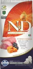 Farmina N&D dog PUMPKIN (GF) puppy medium & maxi, lamb & blueberry 12kg