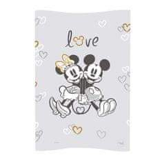 Ceba Baby CEBA Podložka prebaľovacia mäkká COSY (50x70) Disney Minnie & Mickey Grey