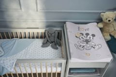 Ceba Baby CEBA Podložka prebaľovacia mäkká COSY (50x70) Disney Minnie & Mickey Grey