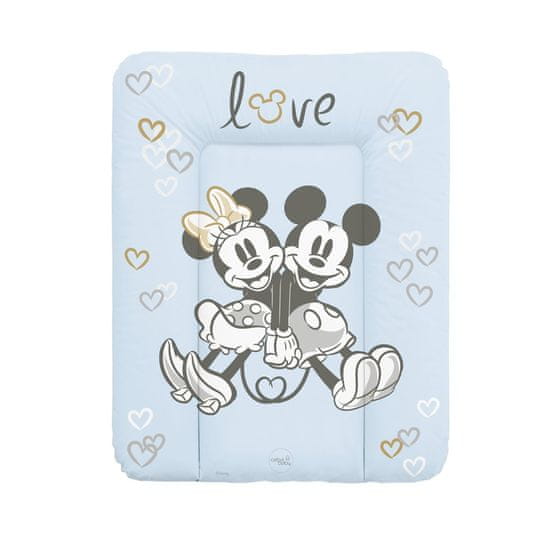 Ceba Baby CEBA Podložka prebaľovacia mäkká na komodu (50x70) Disney Minnie & Mickey Blue