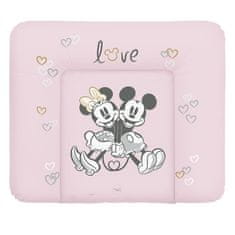 Ceba Baby CEBA Podložka prebaľovacia mäkká na komodu (85x72) Disney Minnie & Mickey Pink