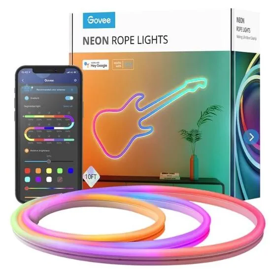 Govee Neon SMART ohybný LED pásik 3 m - RGBIC