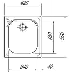 FRANKE Set Franke N61 (drez AMX 610 + FC 9541.031) 101.0441.395 - Franke