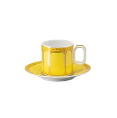 Rosenthal ROSENTHAL SWAROVSKI SIGNUM JONQUIL Šálka a podšálka na espresso