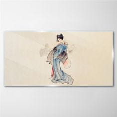 COLORAY.SK Sklenený obraz Ázijské ženy kimono 120x60 cm