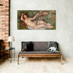 COLORAY.SK Skleneny obraz Moderná žena stromy 100x50 cm