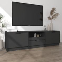 Vidaxl TV stolík čierny 140x35x40 cm spracované drevo