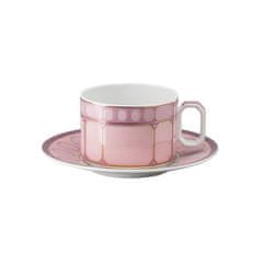 Rosenthal ROSENTHAL SWAROVSKI SIGNUM ROSE Šálka a tanier na čaj