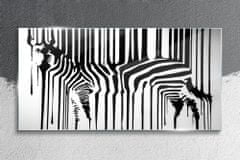 COLORAY.SK Skleneny obraz Zebra 140x70 cm