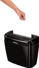 Fellowes skartovač 36 C/ křížový řez 4x40 mm/ objem koše 12 l/ stupeň utajení P-4 (důvěrné)/ černý