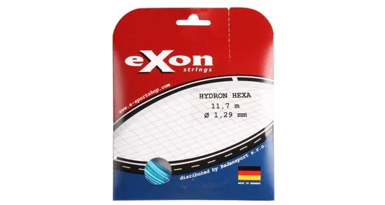 Exon Tenisový výplet Hydron Hexa 11,7 m modrý, 1,24