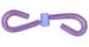 Multipack 2ks Trimmer Tool posilňovač stehenných a prsných svalov fialová